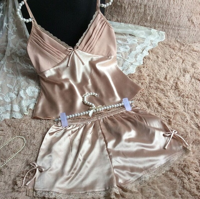 Pajama satin set Lingerie-Avenue